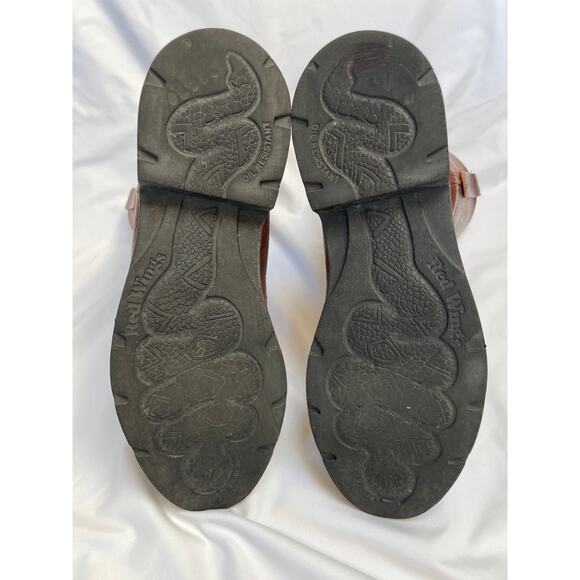 Red Wing 1152 Pecos Men's 11-inch Soft Toe Pull-On Work Boots, 8.5 D, Brown - Picture 6 of 6